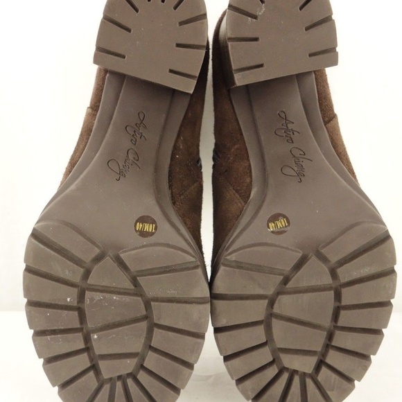 ARTURO CHIANG LILLIANA Brown Suede Ankle Boots - Picture 5 of 6